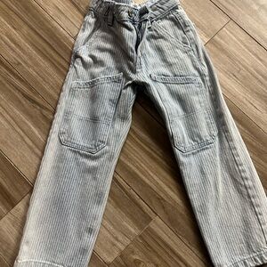 Zara Kids Striped Jeans - Gray